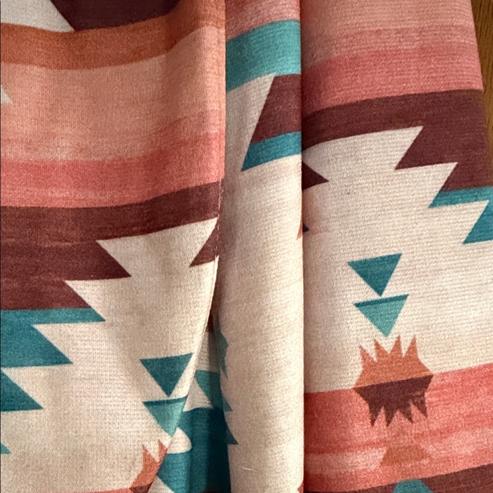 Neutral Pinks Aztec Print Blazer - Picture 4 of 5